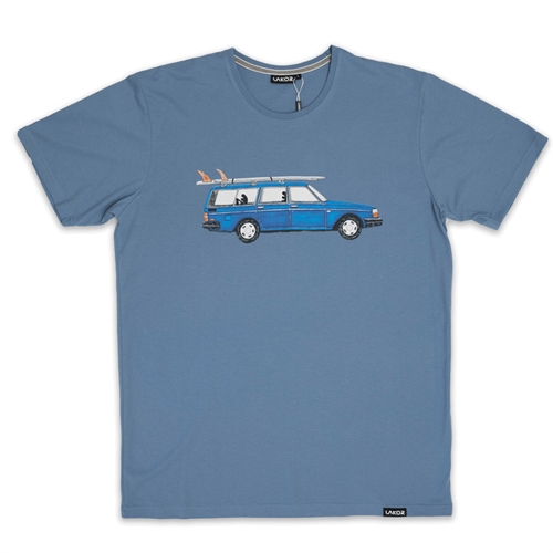Lakor Getaway Car T-Shirt - Light Blue